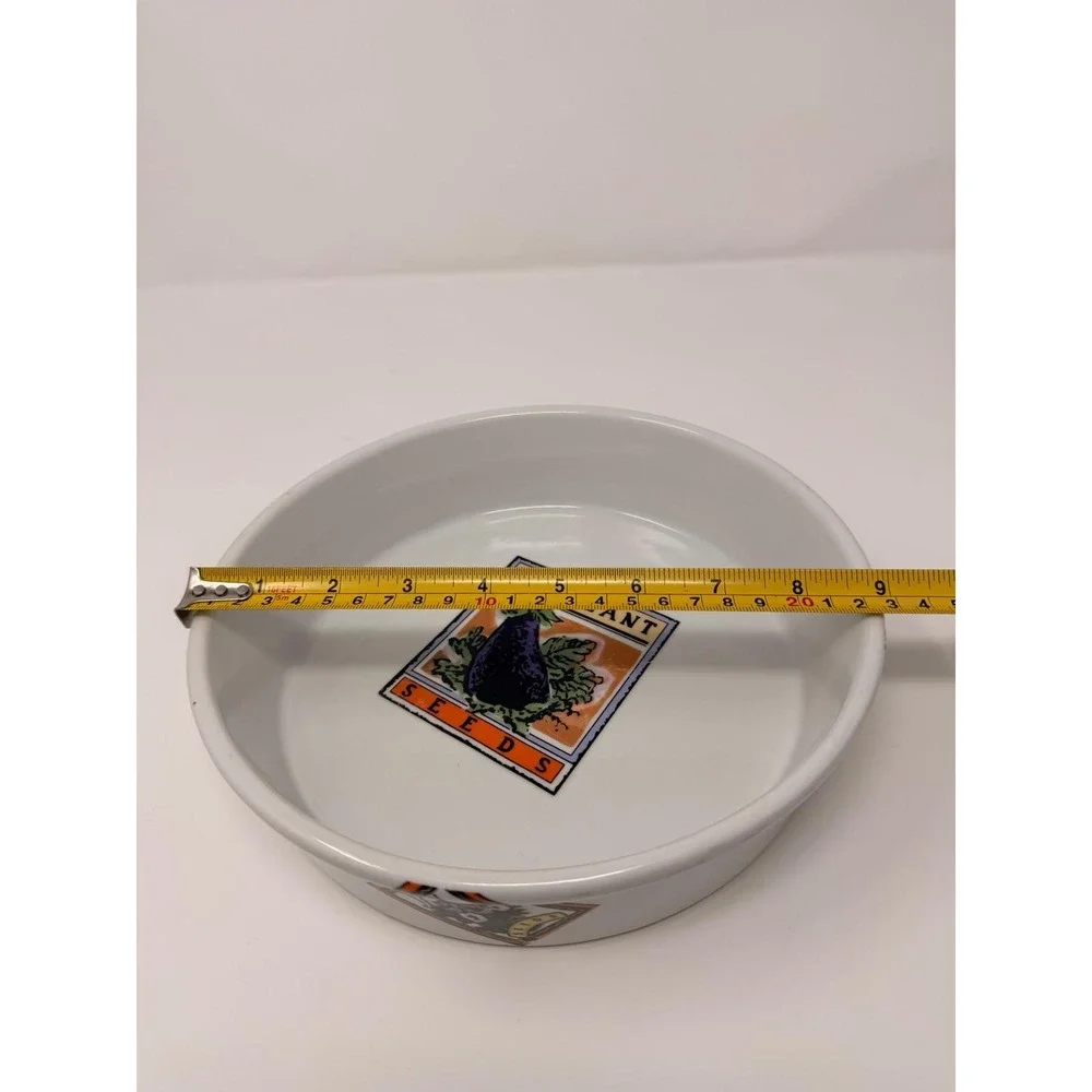 BIA Cordon Bleu Quiche Dish Unisex 9.5in‎ White Eggplant Seed Packet